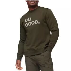 NWT- Cotopaxi- Men’s Do Good Crewneck Sweatshirt in Woods Green, Size XL